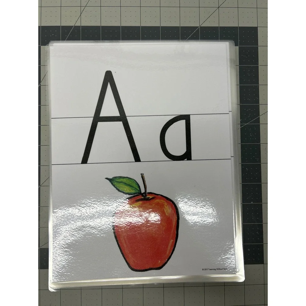 Learning Without Tears Print and Number Wall Cards Laminated Set Complete
